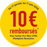 10€ remboursés